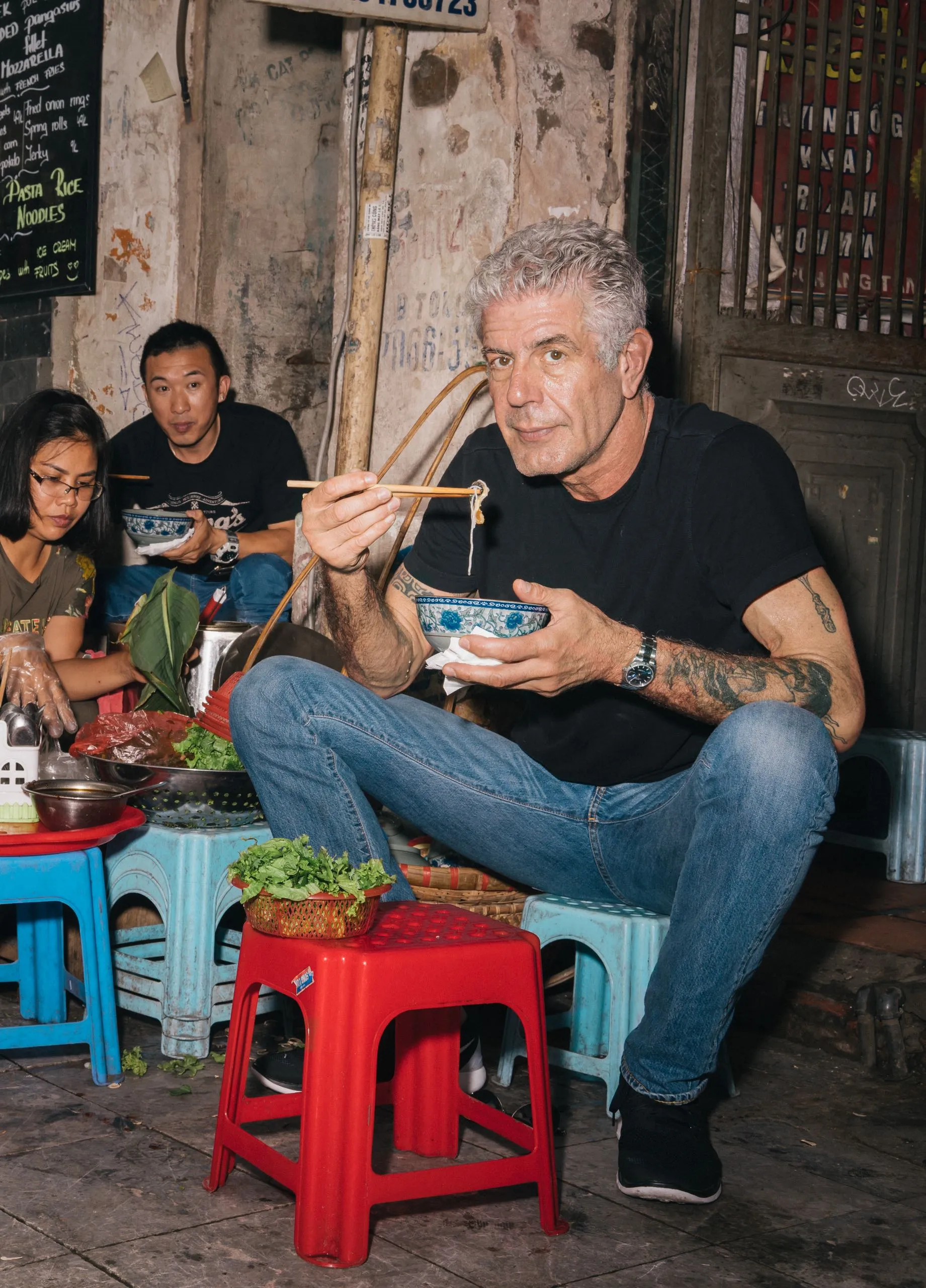 Anthony Bourdain - Celebrated chef and storyteller who featured Central Kirana